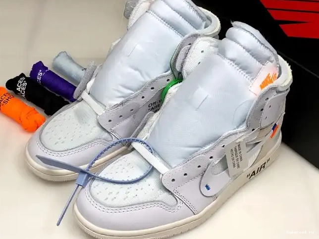1 AQ0818-100 White Air Jordan High Off-White Retro 0513